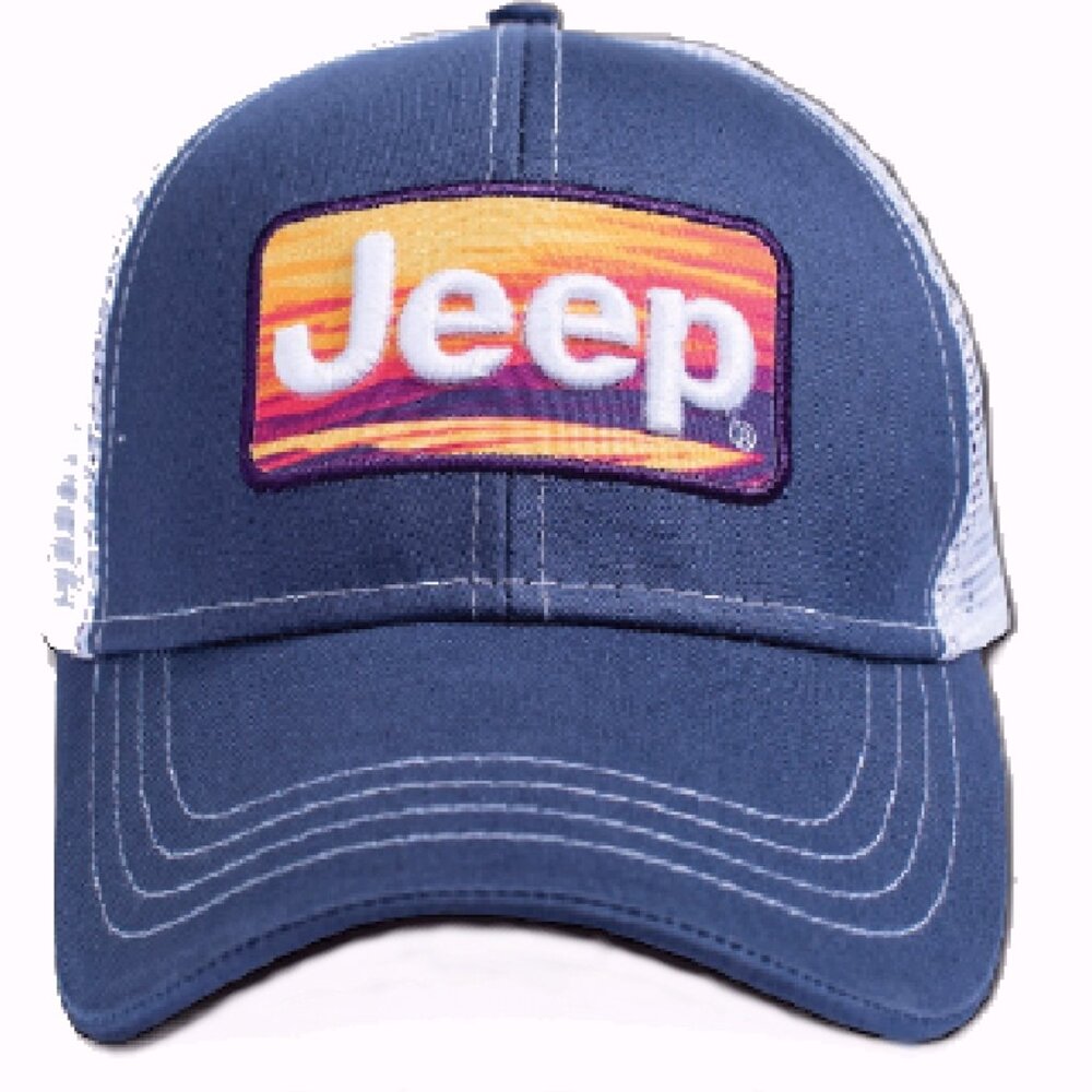 Jeep Horizon Embroidered Mesh Cap Hat - New Fast Ship
